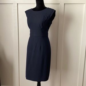 The Limited Navy sheath dress